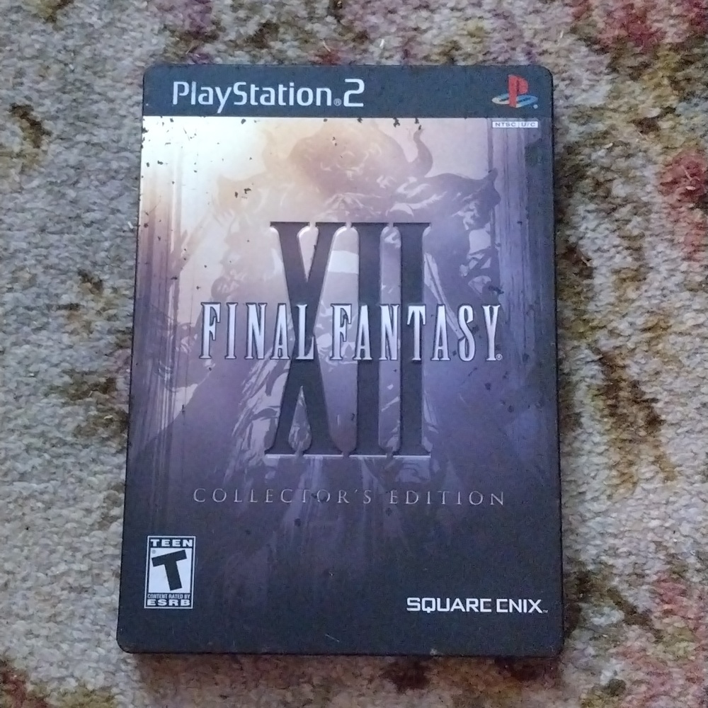 Final Fantasy XII 12 Collectors Edition PlayStation 2 Manual SteelBook 2006 PS2
